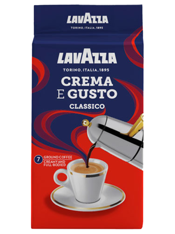 Кава Lavazza Crema e Gusto Classico мелена