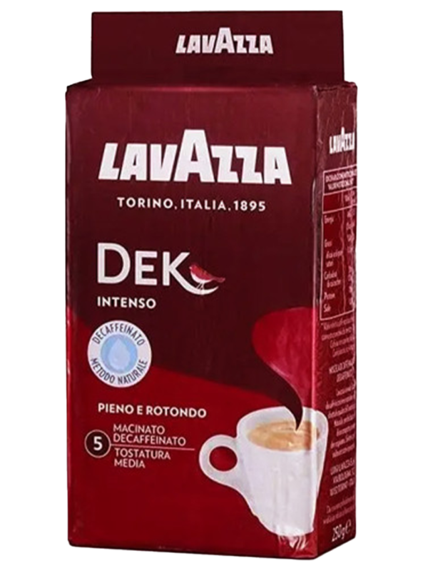 Кава Lavazza Dek Intenso без кофеїну мелена