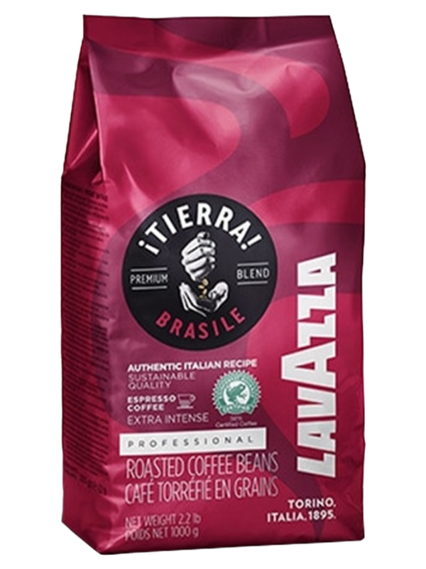 Кава Lavazza Tierra Brazil Extra Intense в зернах