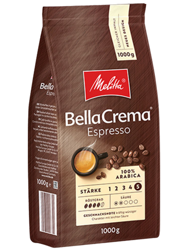 Кава MELITTA BellaCrema Espresso в зернах