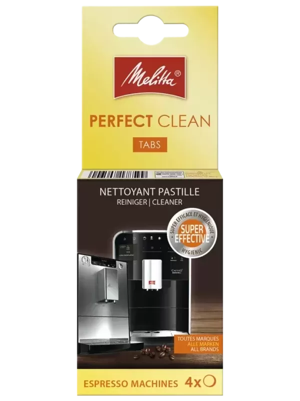 Таблетки для очищення кавомашини від олій та жирів Melitta PERFECT CLEAN 4 шт